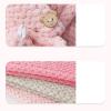 2 Pack Hair Towel Wrap,Universal for Adults and Children Hair Drying Towel with Button Microfiber Hair Towel, Dry Hair Hat, Bath Hair Cap view 2