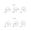 2 Pack Hair Towel Wrap,Universal for Adults and Children Hair Drying Towel with Button Microfiber Hair Towel, Dry Hair Hat, Bath Hair Cap view 4