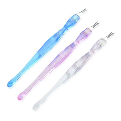 FOMIYES 12pc Manicure Set Cuticle Trimmer Scraper Pusher for Nails Nail Tools Non-slip Handle for Home Use
