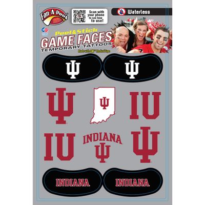 Fan-A-Peel Indiana Waterless Temporary Tattoos - Hypoallergenic Peel and Stick Waterproof Temporary Tattoos - Officially Licensed