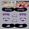 Fan-A-Peel Texas Christian Waterless Temporary Tattoos - Hypoallergenic Peel and Stick Waterproof Temporary Tattoos - Officially Licensed view 1