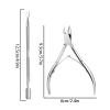 6PCS Cuticle Trimmer with Cuticle Pusher,Cuticle Kit Cuticle Nippers Manicure Set Pedicure Tools Nail Tools Professional Cuticle Cutters for Nails Professional Manicure and Pedicure Set Nail Care Kit view 2