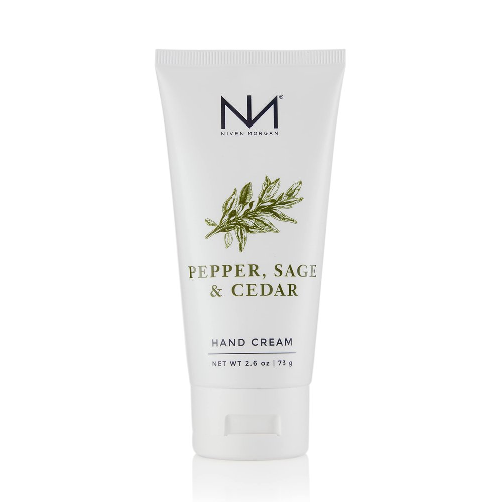 Niven Morgan Pepper Sage & Cedar Travel Hand Cream 2.6 oz