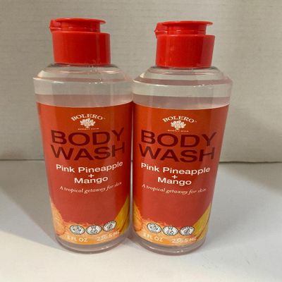 Bolero Beverly Hills Pink Pineapple + Mango Body Wash (2 EA 8 oz)