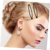 LALAFINA 10pcs Large Hair Clips for Women Non-crease Hair Styling Tool for Bangs Daily Use and Special Occasions Black Duckbill Hairpins view 3