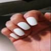 Pretty Woman Faux Nails with glue 24 piece in WHITE matte view 2