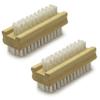 Konex Non-Slip Wooden Two-sided Hand and Nail Brush - Stiff Bristle Fingernail Brushes for Cleaning Under Nails - Heavy Duty Fingernail Brush for Manicure and Automotive Use - 2 Pack view 1
