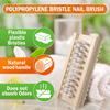 Konex Non-Slip Wooden Two-sided Hand and Nail Brush - Stiff Bristle Fingernail Brushes for Cleaning Under Nails - Heavy Duty Fingernail Brush for Manicure and Automotive Use - 2 Pack view 4