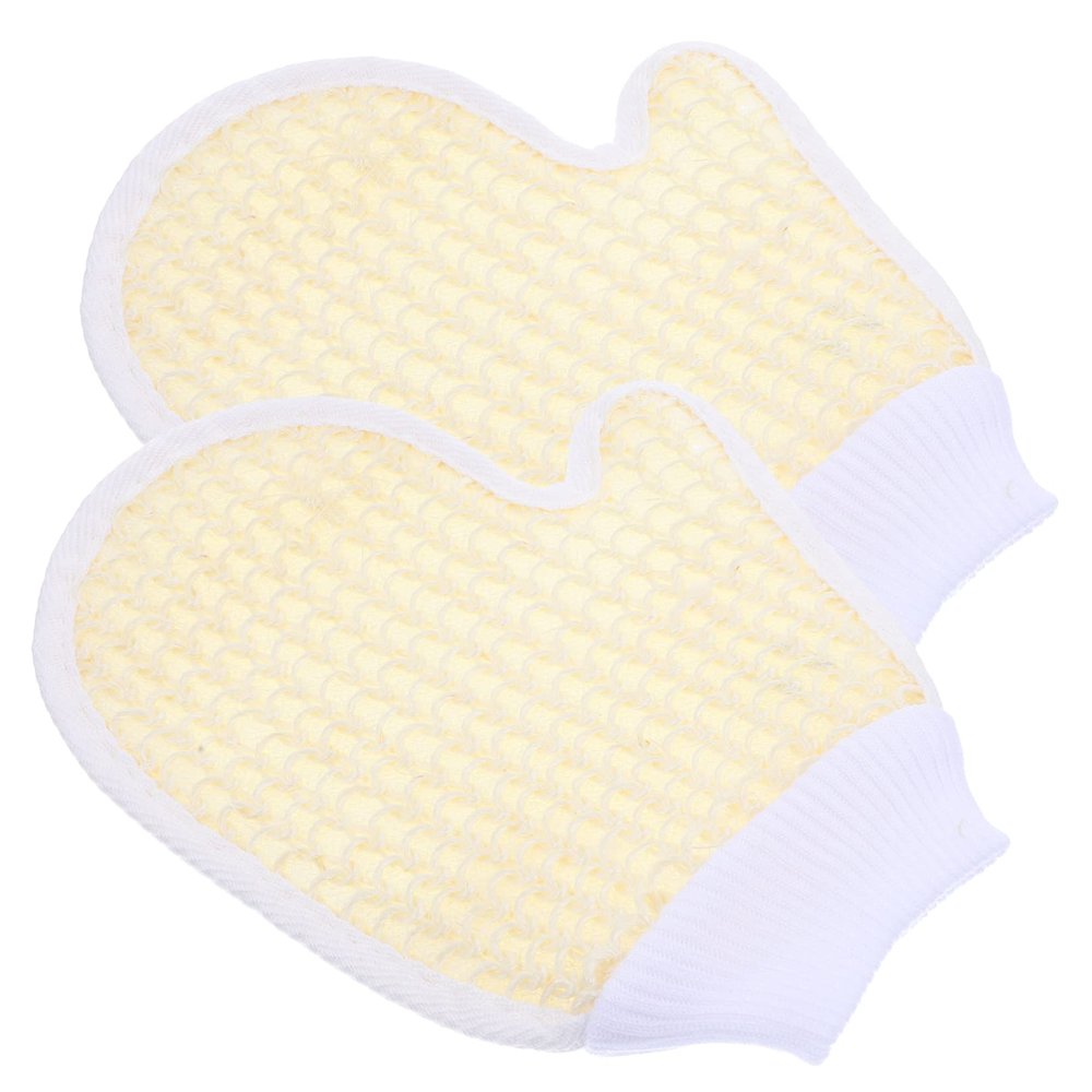 FRCOLOR 2pcs Bath Gloves Bathroom Spa Gloves Microfiber Cleaning Korean Bath Mitt Microfiber Body Towels Spa Towels for Body Cleaning s Body Scrubbers