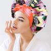 DONNA Large, Extra Large Adjustable Tie Satin Bonnet Sleep Cap 1pc Satin Headband Around Hairline & Nape Area Hair Accessories Night Cap Shower Caps, 1PC TRIBAL PATTERN view 2