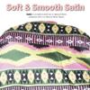 DONNA Large, Extra Large Adjustable Tie Satin Bonnet Sleep Cap 1pc Satin Headband Around Hairline & Nape Area Hair Accessories Night Cap Shower Caps, 1PC TRIBAL PATTERN view 4