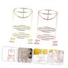 ADOCARN 2Pcs Makeup Sponge Holder Makeup Sponge Drying Stand Puff Display Stand Cosmetic Sponge Organizer Puff Storage Rack Beauty Sponge Drying Stand for Vanity view 3