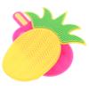 FOMIYES Brush Cleaning Pad Set 2 Pack Silicone Brush Washing Mat Suction Cup Sturdy for Home Salon Use view 1