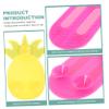 FOMIYES Brush Cleaning Pad Set 2 Pack Silicone Brush Washing Mat Suction Cup Sturdy for Home Salon Use view 3
