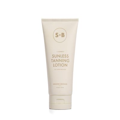 SUGARED + BRONZED Sunless Tanning Lotion, FlexExpress Self Tanner Moisturizer for Face & Body, Hydrating Botanical Formula for a Natural-Looking Tan, Suits All Skin Tones, Vegan, Cruelty Free, 6 Fl Oz