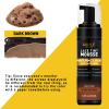 Lace Tint Melting Mousse for Women's Hair Wigs, Toupees, and Hairpieces - 6.8 fl oz Natural Finishing Color Tool Set (Dark Brown) view 4