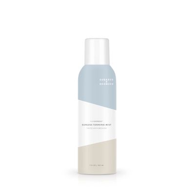 SUGARED + BRONZED Sunless Tanning Mist - FlexExpress Formula, Tinted With Bronzer, Suitable for All Skin Types, Long-Lasting Tan, Customizable Color (8 Fl. Oz.)