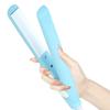 Jonlaki 2 in 1 Mini Hair Straightener and Curler - Ceramic Tourmaline Plate Beauty Flat Iron Curler Heating Curler with Ceramic Tourmaline Plate Wave Straightener for Sleek Results. (Sky Blue) view 1