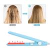 Jonlaki 2 in 1 Mini Hair Straightener and Curler - Ceramic Tourmaline Plate Beauty Flat Iron Curler Heating Curler with Ceramic Tourmaline Plate Wave Straightener for Sleek Results. (Sky Blue) view 2
