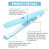 Jonlaki 2 in 1 Mini Hair Straightener and Curler - Ceramic Tourmaline Plate Beauty Flat Iron Curler Heating Curler with Ceramic Tourmaline Plate Wave Straightener for Sleek Results. (Sky Blue) view 4