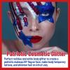 Allstarry Chunky Body Glitter 4 Colors Cosmetic Patriotic Face Glitter Veterans Day Eye Flakes Independence Day Hair Sequins Sparkle 4th of July Accessories for Women Face Paint Makeup Nails Art view 2