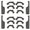 VANANA 6 Pairs Nose Lifting Shaper Inserts, 3 Sizes Invisible Nose Lifter Soft Silicone No Pain Nose Up Corrector Beauty Tool, Comfortable Easy Install Removable (Black) view 1