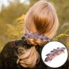 Beaupretty Rhinestone Metal Hair Clip for Women Elegant Floral Barrette for Wedding and Parties Design Glittering Rhinestones Hair Accessory for Special Occasions view 3