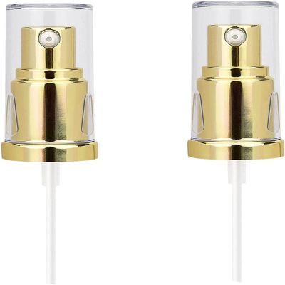 2 Pcs Foundation Pump Fit Double Wear MakeUp Foundation Bottles Control Cosmetic Liquid Quantity Instead of Wasting (Transparent)