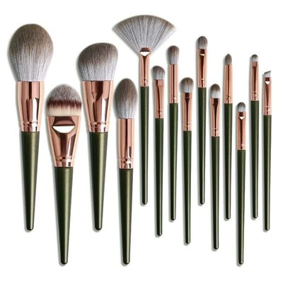 RomildaYuan Makeup Brush 14pcs Brush Set Large Loose Powder Brush Beauty Tools Beauty Eye Shadow Brush Soft Hair Makeup Artist