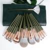 RomildaYuan Makeup Brush 14pcs Brush Set Large Loose Powder Brush Beauty Tools Beauty Eye Shadow Brush Soft Hair Makeup Artist view 4