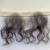 YOUNG BEAUTY HD Lace Body Wave Curly Human Hair Edge Swiss Lace Natural Hairline Baby Hair Strips for Women 4Pcs Natural Color view 4