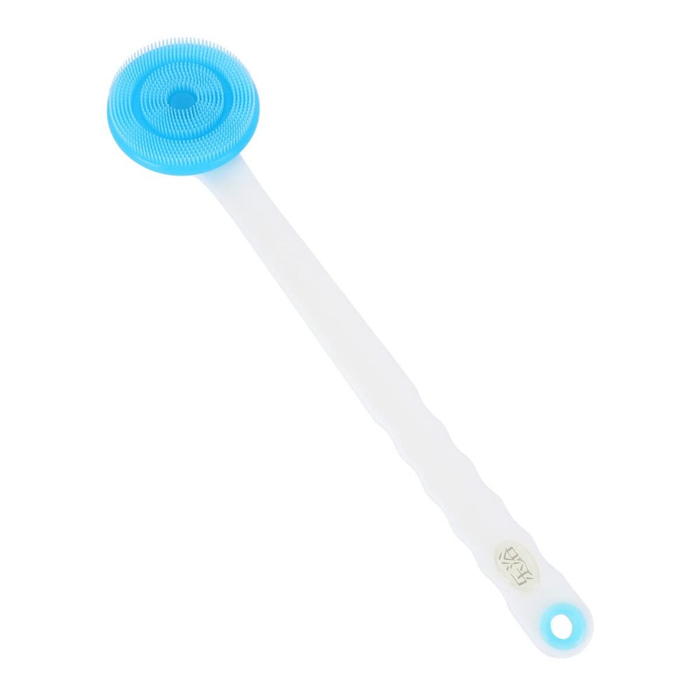 Beavorty 360degree Rotary Silicone Bath Brush Handle for Boy Girl Sky Shower Scrubber for Easy Bathing and Deep Cleansing of Skin