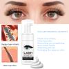 Shmian Lash Shampoo for Lash Extensions, Lash Fan 50ml Eyelash Foam cleanser with 50 Pcs Eyelash Brush and Rinse Bottle Oil Free/Sulfate Free Eyelash Wash Remover For Eyelash Extension Makeup, Blue view 3