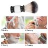 Pilipane Shaving Brush, Shaving Brush, Men's Shaving Brush Aluminum Alloy Handle Facial Beard Washing Grooming Shaving Tool for Home Hair Salon view 2