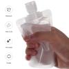 Beaupretty 18pcs Travel Cosmetic Organizers with Funnels Refillable Toiletry Containers for Travel Business Trips and Home Storage Lightweight Transparent Design for Easy Access view 4