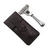Parker Travel Mach 3 Compatible Razor with Leather Case Model TravM3 view 1