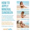 Reef Safe Sunscreen SPF 50 Mineral Face Stick 2 Pack, Hawaii & Mexico Approved, Biodegradable, Zinc, Vitamin E, Oxybenzone & Octinoxate Free, Water Resistant, Made in USA by Coral Safe view 3