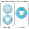 Naroote Face Massage Pillow, Massage Headrest, 4 Colors Silicone Pillow Massager Beauty Skin Care Soft Overlay Face Relax Cushion Pad (Sky Blue) view 4