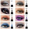 8Pcs Glitter Eye Shadow Sticks Liner Pencils Makeup, Pearl White Smokey Black Gray Silver Violet Purple Khaki Royal Blue Shimmer Glitter Eyeliner Pencil Cream Eyeshadow Palette Makeup for Older Women view 2