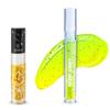 Blossom Juicy Jelly Moisturizing Lip Care Fruit Flavored Nourishing Lip Oil + Zodiac Sign Vanilla Scented Roll On Lip Gloss with Crystals, 2 Pack Bundle, Pineapple/Gemini view 1