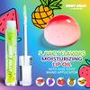 Blossom Juicy Jelly Moisturizing Lip Care Fruit Flavored Nourishing Lip Oil + Zodiac Sign Vanilla Scented Roll On Lip Gloss with Crystals, 2 Pack Bundle, Pineapple/Gemini view 3