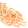 100 Pack Seamless Hair Ties for Women Girls Ponytail Holders for Thick Hair (Peach) view 2