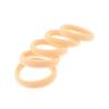 100 Pack Seamless Hair Ties for Women Girls Ponytail Holders for Thick Hair (Peach) view 4