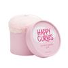 Happy Curves Comfort Puff, All Day Sweat, Odor, and Chafe Defense, Large Body Powder Applicator for Talc Free Deodorant, Ultra Soft Fleece with Strap and Travel Case (Powder Sold Separately) view 1