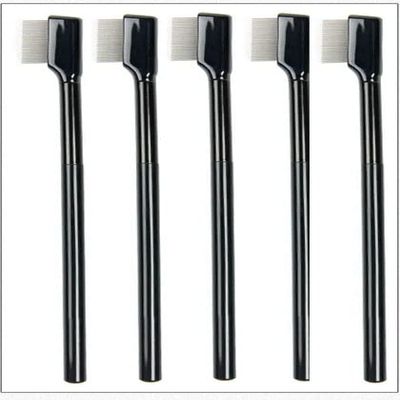 Eyelash,Eyebrow or lashes Comb Brush Separator Mascara Applicator, Mascare Brushes with Metal Teeth,Reuseable Mascara Wands, Lash Separator Tool for Eyelashes Extension,Definer Eye Makeup Cosmetic,Mascara Brushes Tool with Comb Cover (5 Pack)