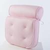 Bath Pillow Bathtub Pillow Luxury Spa Bath Pillows for Tub Neck and Back Support Headrest with Soft Mesh Fabric and Non-Slip Suction Cups (Pink) view 2