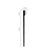 Eyelash,Eyebrow or lashes Comb Brush Separator Mascara Applicator, Mascare Brushes with Metal Teeth,Reuseable Mascara Wands, Lash Separator Tool for Eyelashes Extension,Definer Eye Makeup Cosmetic,Mascara Brushes Tool with Comb Cover (1 Pack) view 4