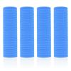 100 Pack Seamless Hair Ties for Women Girls Ponytail Holders for Thick Hair (Blue) view 1