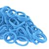 100 Pack Seamless Hair Ties for Women Girls Ponytail Holders for Thick Hair (Blue) view 2