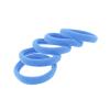 100 Pack Seamless Hair Ties for Women Girls Ponytail Holders for Thick Hair (Blue) view 3